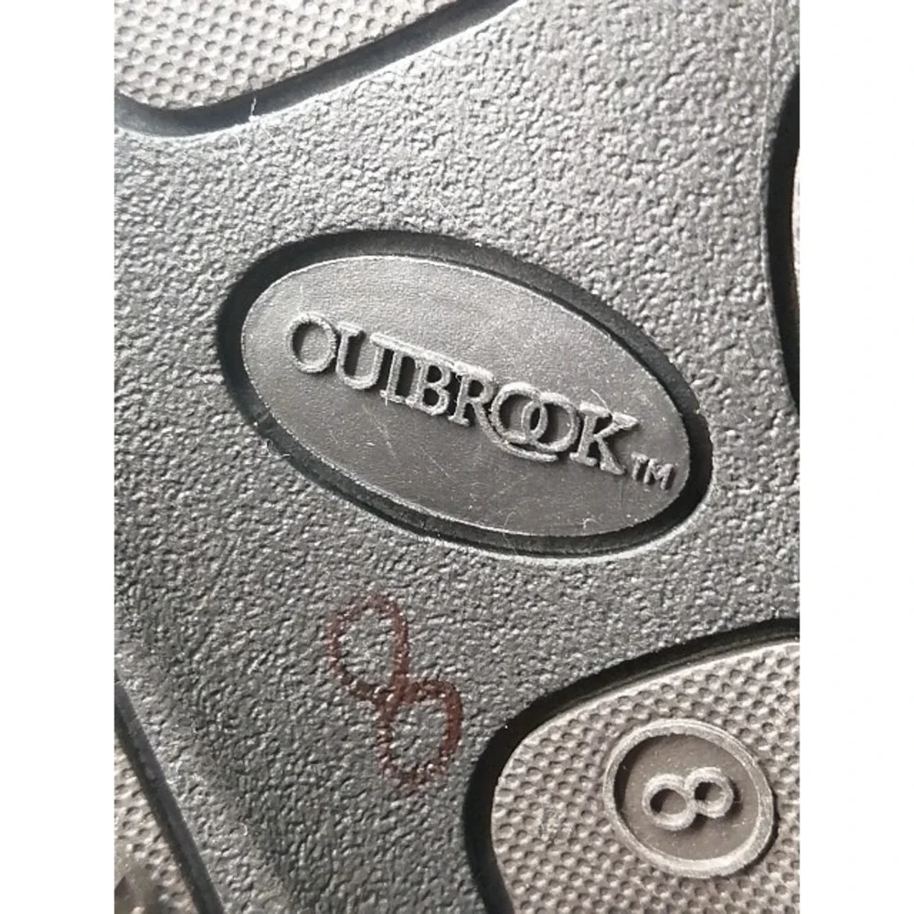 Outbrook Boots Mens Multicolor 8 Hunting Duck Shoe Lined Camo Hook Loop Strap